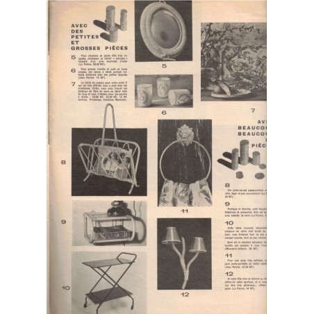 Raymond Oliver, Chez Vous n°12 fév 1962 - magazine féminin, cuisine, décoration, ameublement vintage