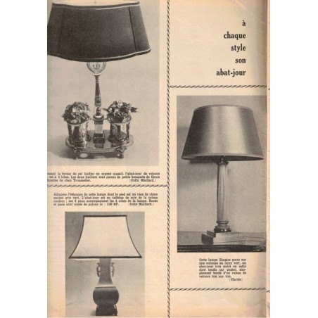 Raymond Oliver, Chez Vous n°10 sept 1961 - magazine féminin, cuisine, recettes, décoration vintage