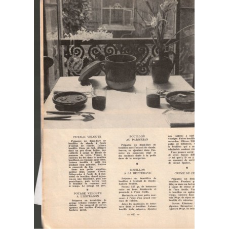 Raymond Oliver, Chez Vous n°11 nov 1961 - magazine féminin, cuisine, décoration vintage