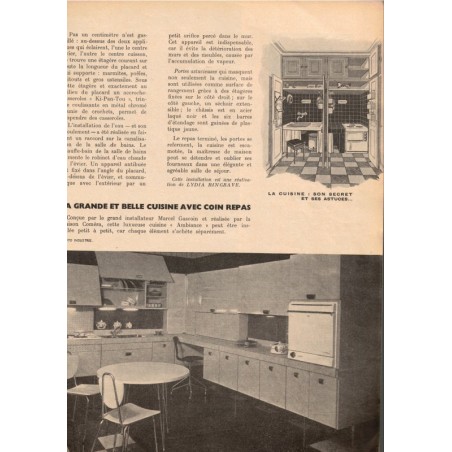 Raymond Oliver, Chez Vous n°11 nov 1961 - magazine féminin, cuisine, décoration vintage