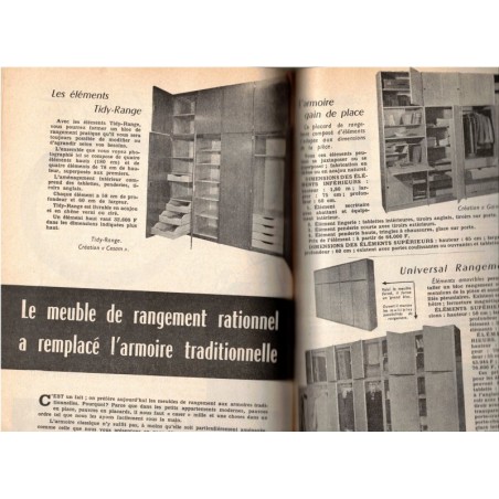 Chez Vous, décoration, cuisine, entretien n°23 décembre 1959 - magazine féminin 1950, décoration vintage