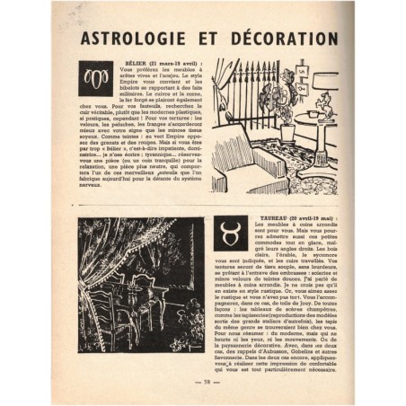 Chez Vous, décoration, cuisine, entretien N°3 février 1958 - magazine féminin 1950, décoration vintage
