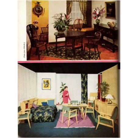 Chez Vous, décoration, cuisine, entretien N°3 février 1958 - magazine féminin 1950, décoration vintage