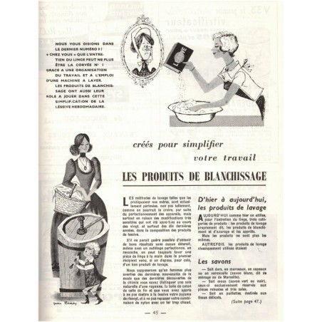 Chez Vous, décoration, cuisine, entretien N°6 mai1958 - magazine féminin 1950, décoration vintage