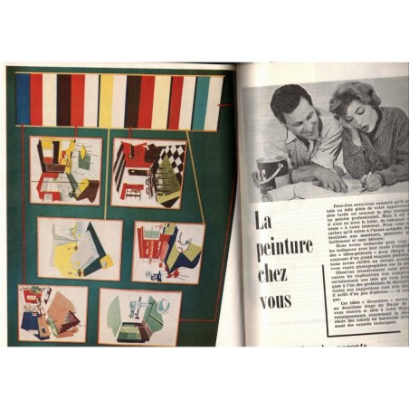 Chez Vous, décoration, cuisine, entretien N°7 juin 1958 - magazine féminin 1950, décoration vintage