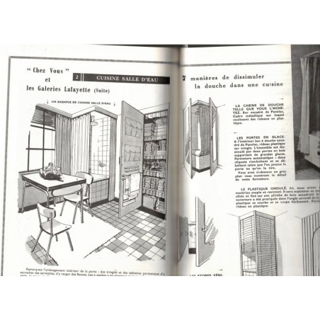 Chez Vous, décoration, cuisine, entretien N°15 mars 1959 - magazine féminin 1950, décoration vintage