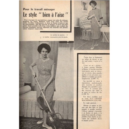 Chez Vous, décoration, cuisine, entretien N°18 juin 1959 - magazine féminin 1950, décoration vintage