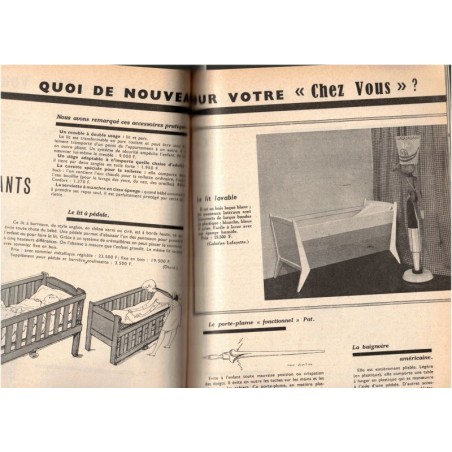 Chez Vous, décoration, cuisine, entretien N°18 juin 1959 - magazine féminin 1950, décoration vintage