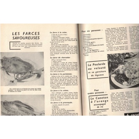 Chez Vous, la cuisine savoureuse n°2 janvier 1958 - recettes de cuisine, décoration vintage