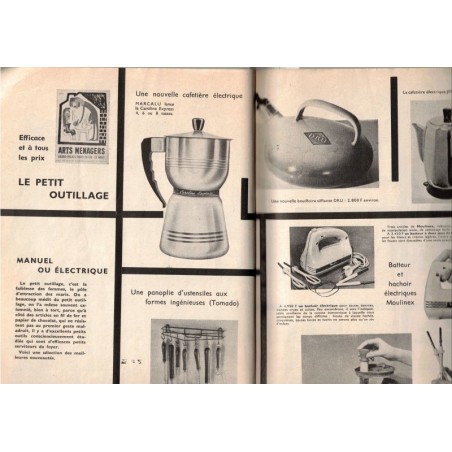 Chez Vous, n°16 avril 1959 - recettes de cuisine, ustensiles de cuisine, femme au foyer 1960