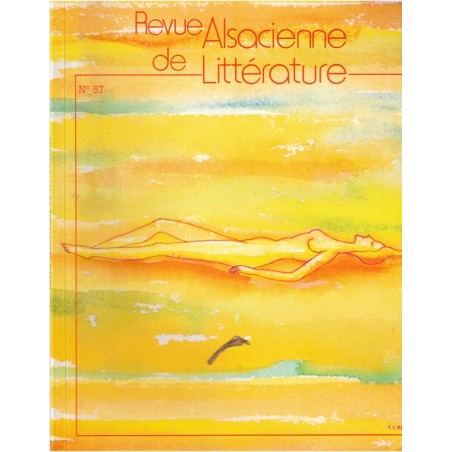 Revue alsacienne de littérature n°57, 1997 - alsatiques, écrivain alsacien, revues littéraires