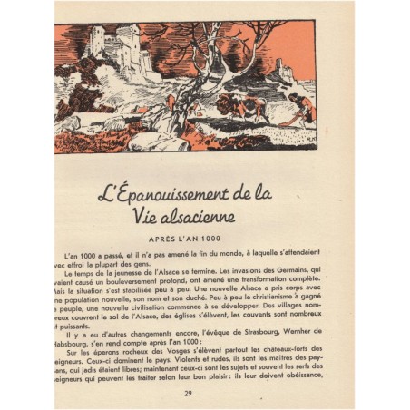Histoire d'Alsace pour les jeunes, Lucien Sittler, René Kuder, 1947 - littérature jeunesse, livres d'images, alsatiques