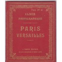 Album photographique dépliant Paris Versailles, 1900, Taride - photographies artistiques Paris
