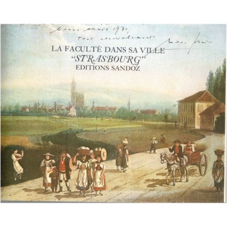 La faculté dans sa ville Strasbourg, Laboratoires Sandoz, 1971 - hôpital de Strasbourg, médecine