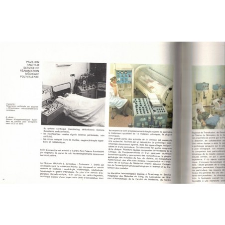 La faculté dans sa ville Strasbourg, Laboratoires Sandoz, 1971 - hôpital de Strasbourg, médecine