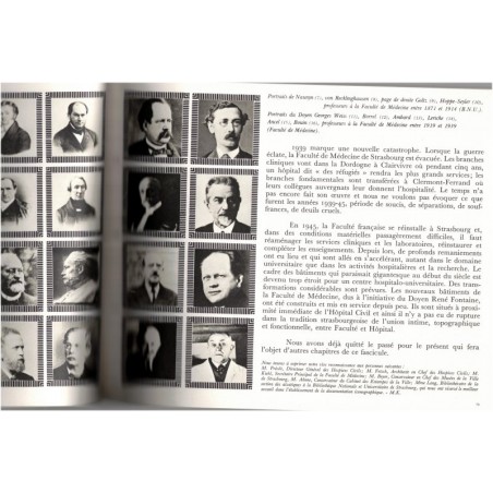 La faculté dans sa ville Strasbourg, Laboratoires Sandoz, 1971 - hôpital de Strasbourg, médecine