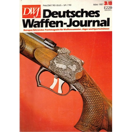 Deutsches Waffen-Journal 1987 - Waffensammier, Jäger, chasseurs, collection armes à feu, revues antiquités