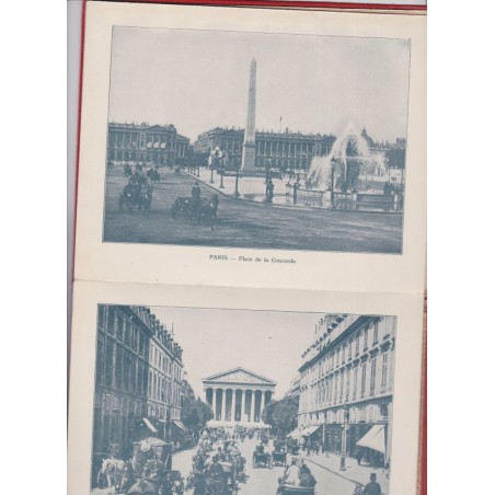 Album photographique dépliant Paris Versailles, 1900, Taride - photographies artistiques Paris