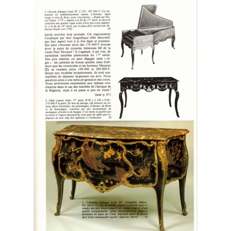 Le prix de l'Art, Connaissance des Arts, 1978 - cote des antiquités, objets d'art en1977