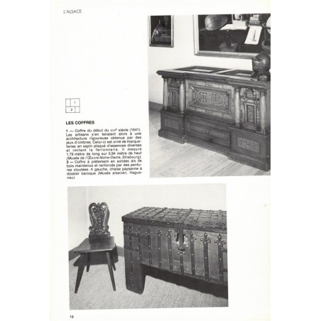 Alsace Lorraine maisons, meubles, objets, Baschet, 1982 - antiquités, style alsacien, style lorrain, mobilier régional