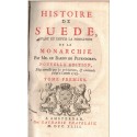Histoire de Suède avant et depuis la fondation de Monarchie, Tome 1, Baron de Pufendorff, 1748 - livres anciens XVIIIe siècle