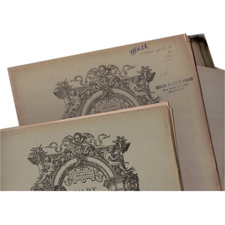 L'art pratique 1880, Georges Hirth - esquisses, dessins, artistes de la Renaissance, Art allemand,