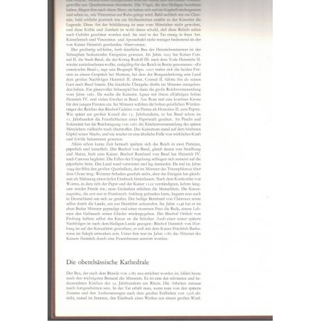 Das Basler Münster, Hans Reinhardt, 1961 - art gothique, Basel, Suisse, Cathédrale de Bâle, Kunst