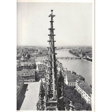 Das Basler Münster, Hans Reinhardt, 1961 - art gothique, Basel, Suisse, Cathédrale de Bâle, Kunst