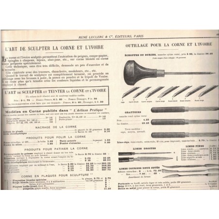Catalogue fabricant décoration d'objets d'art 1920, L'Artisan pratique, août 1928 - antiquités, objets d'art, époque 1900