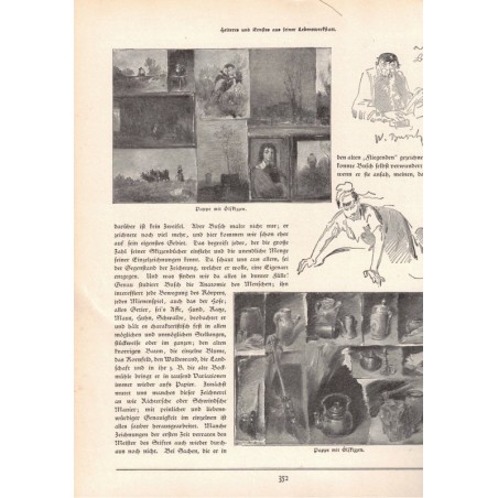 Neues Wilhelm Busch Album mit 1500 Bildern - peintres allemands, illustrateurs, humour, Allemagne, Kunst