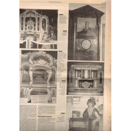 orgues mécaniques, Médailles militaires, catalogue publicitaire vins Nicolas - La Vie du Collectionneur n°103 octobre 1995 -