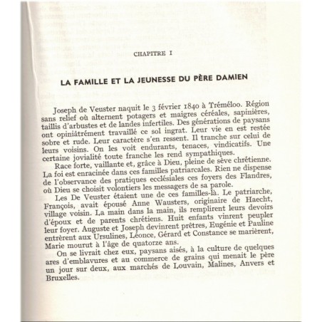 Le Père Damien, Vital Jourdan, 1958 - lépreux, île de Molokaï, Hawaï, Etats-Unis, religion, missionnaire catholique, Ecclesia