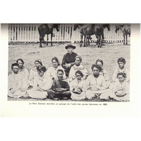 Le Père Damien, Vital Jourdan, 1958 - lépreux, île de Molokaï, Hawaï, Etats-Unis, religion, missionnaire catholique, Ecclesia