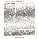 Jérusalem œil de l'univers, Rabin Ahyeh Kaplan, 1984 - Judaïsme