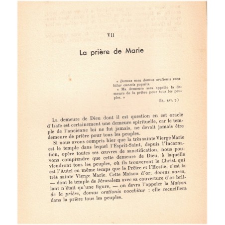 Mater Misericordiae, D. Lallement, Les Cahiers de la Vierge n°16 juillet 1936 - catholicisme