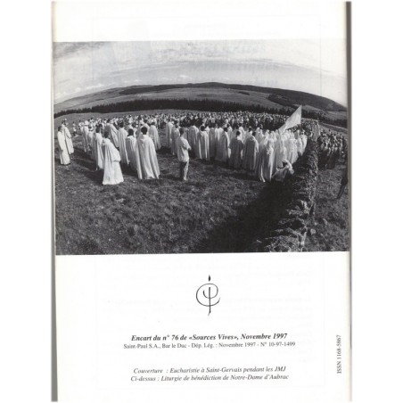 Dieu ou l'argent ? Sources Vives, Fraternités monastiques de Jérusalem, 1997 - social, philosophie religieuse,