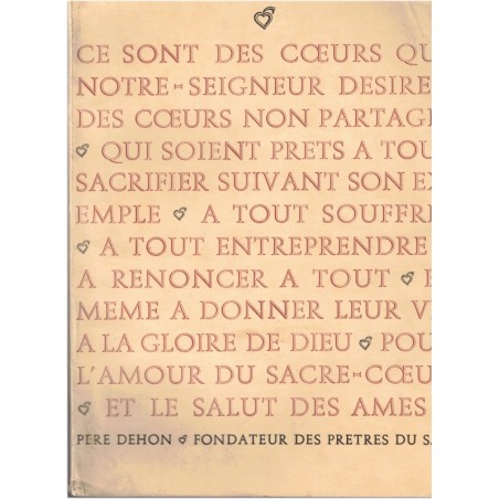 Léon-Jean Dehon fondateur des Prêtres du Sacré-Coeur de Saint Quentin, 1959 - catholicisme, Aisne