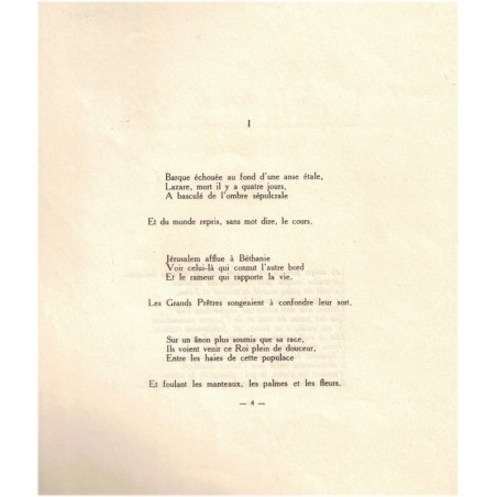 René-Salvator Catta, La semence, Passion, 1947 dédicacé par l'auteur- poésie