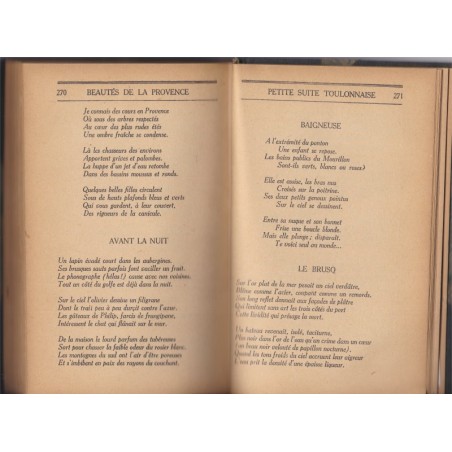 Beautés de la Provence et des Comtats, 1926, Jean-Louis Vaudoyer - Provence, bibliothèque reliée lon,