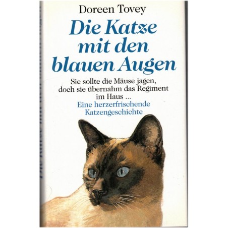 Die Katze mit den blauen Augen, Doreen Tovey, 1993 - Katzen, Tiere, chats, roman animalier