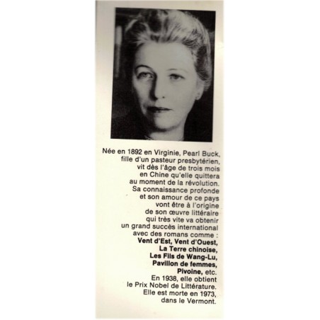 La mère, Pearl Buck, 1977 - Paysanne chinoise, amour maternel, destin de femme Chine