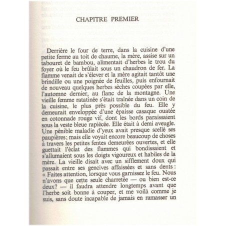 La mère, Pearl Buck, 1977 - Paysanne chinoise, amour maternel, destin de femme Chine