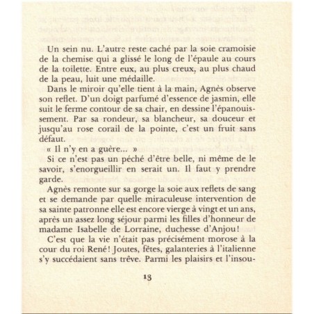 La dame de beauté, Jeanne Bourin, 1982 - Agnès Sorel, Moyen Age 15e siècle, biographie romancée