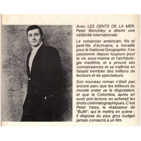 Les chiens de mer, Peter Benchley, 1976 - roman thriller, suspense, plongée, écrivains américains, requins