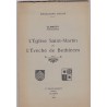 Clamecy, l'église Saint-Martin et l'évêché de Bethléem, 1934, Madeleine Epron, Nièvre
