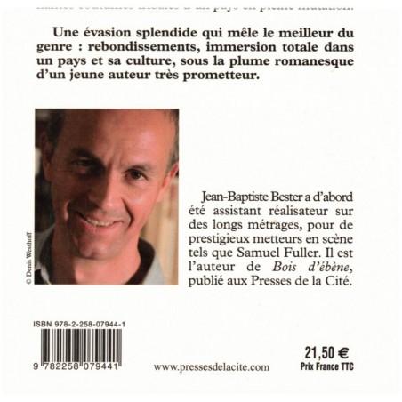 A l'heure où dorment les fauves, Jean-Baptiste Bester, 2009 - Afrique du Sud XIXe siècle, roman d'aventure