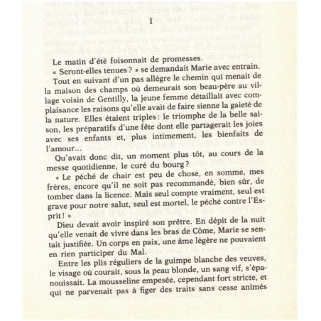 Le jeu de la tentation, Jeanne Bourin, 1985 - Moyen Age 13e siècle, enluminures, roman d'amour, roman historique