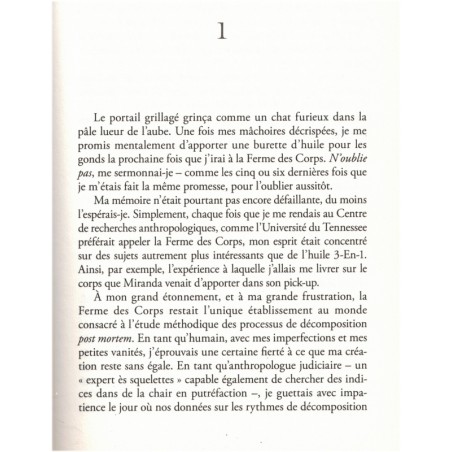 Anatomie du mal, Jefferson Bass, 2008 - thriller, suspense, roman policier, littérature américaine