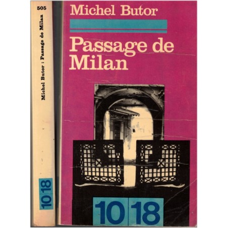 Passage de Milan, Michel Butor, 1970 - société 1960, roman, éditions 10/18