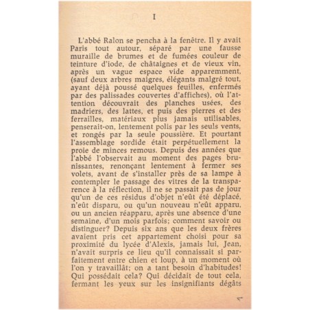 Passage de Milan, Michel Butor, 1970 - société 1960, roman, éditions 10/18